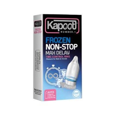 کاندوم تاخیری کاپوت مدل Frozen Non Stop بسته 10 عدد